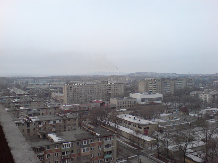 Вид на город с Крестьянской 30в