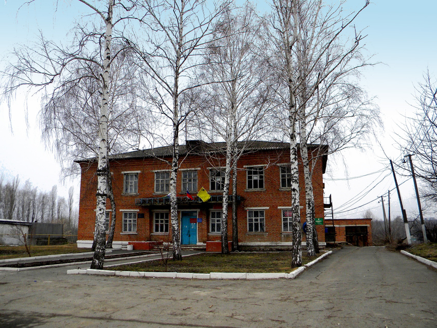 Здание администрации в селе Ивановская Лисица