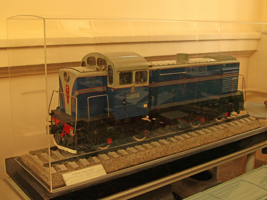 Музей железнодорожного транспорта. Макет тепловоза 1959 г.