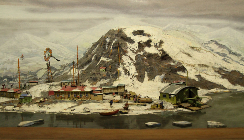 Диорама Земли Франца Иосифа в музее Арктики и Антарктики
