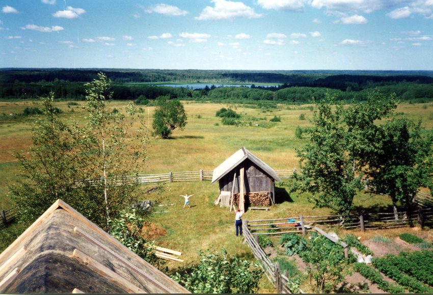 Вид раменских окрестностей с крыши дома.
