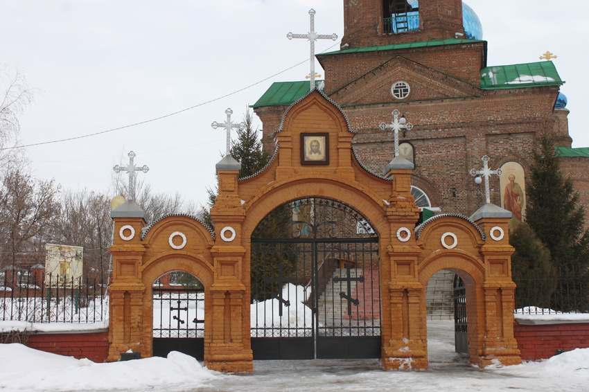 Старый Оскол. Вознесенская церковь в слободе Казацкой.