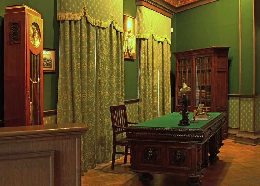 Музей Воды. Кабинет управляющего Петербургскими водопроводами.