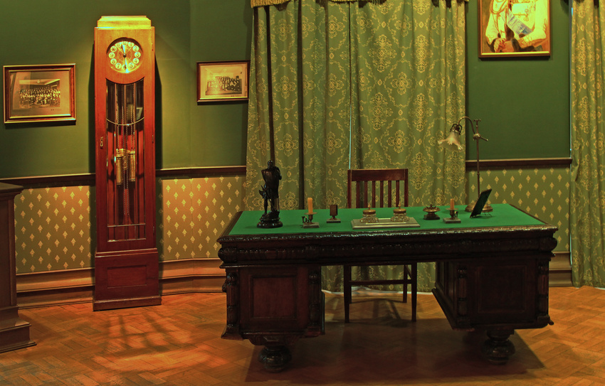 Музей Воды. Кабинет управляющего Петербургскими водопроводами.