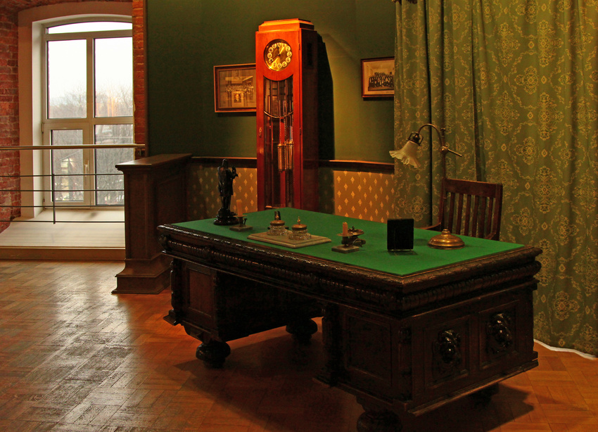 Музей Воды. Кабинет управляющего Петербургскими водопроводами.