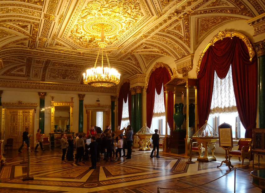 Эрмитаж. Малахитовый зал.