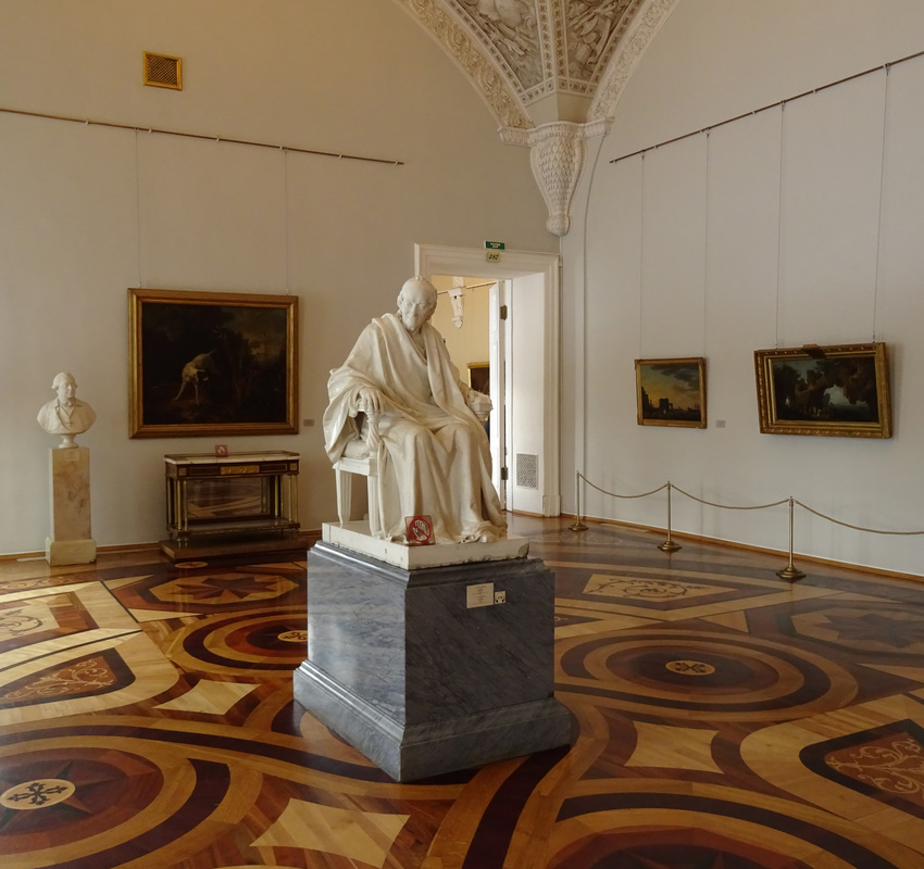 Эрмитаж. Зал искусства Франции 18 века.