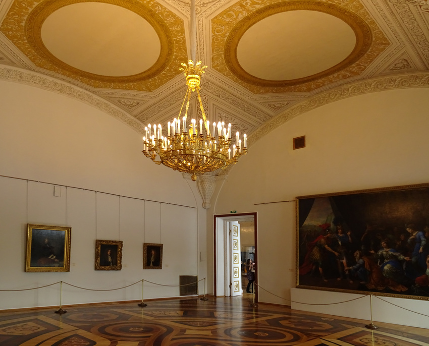 Эрмитаж. Зал искусства Франции 18 века.