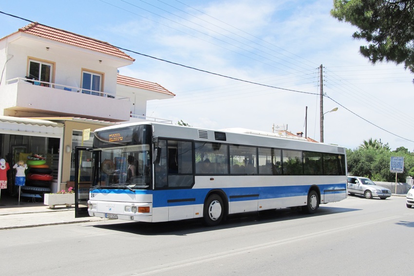 Родос, район Ялиссос, рейсовый автобус в одноимённую столицу острова