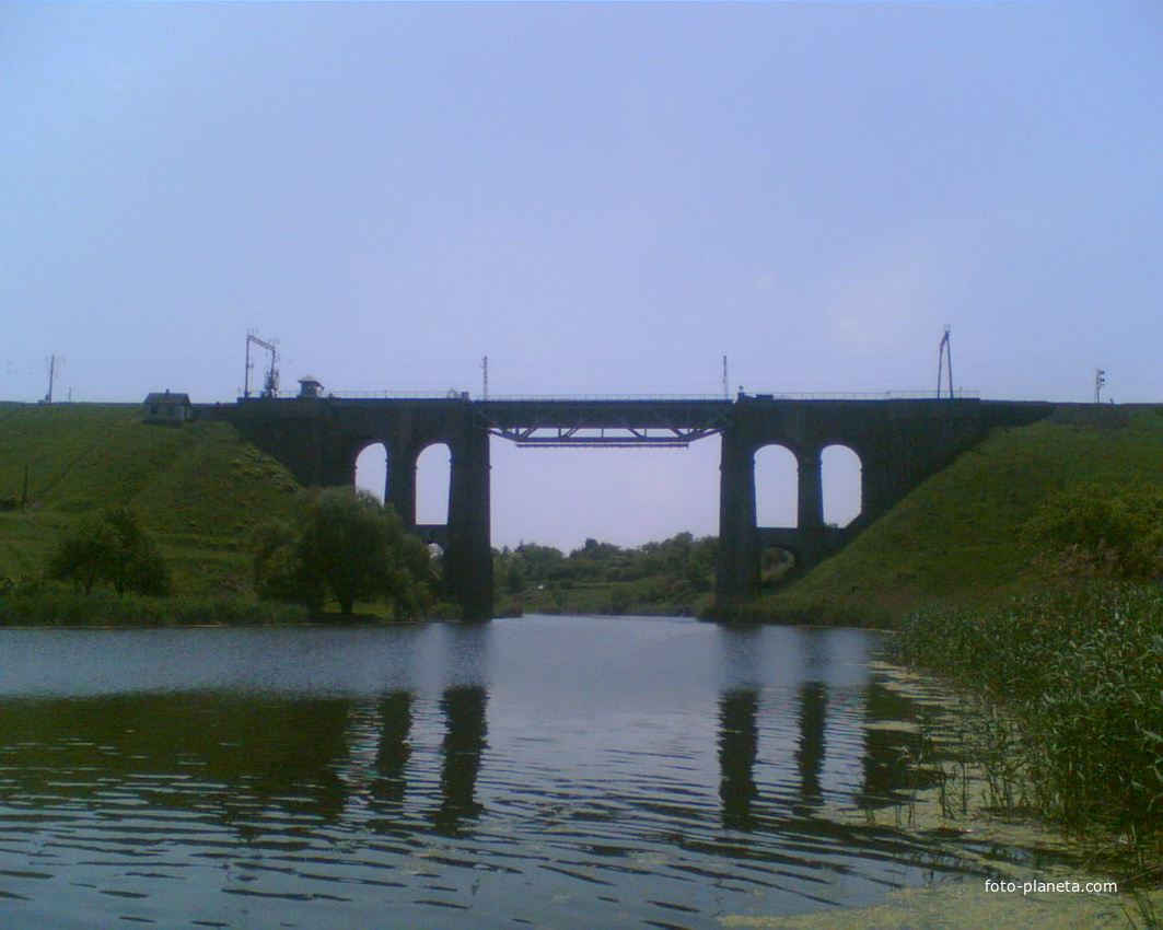 Кировоград,ЖД мост через реку