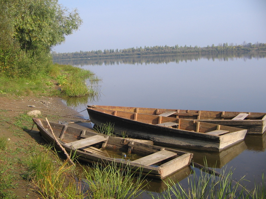 Лодки на Волошке