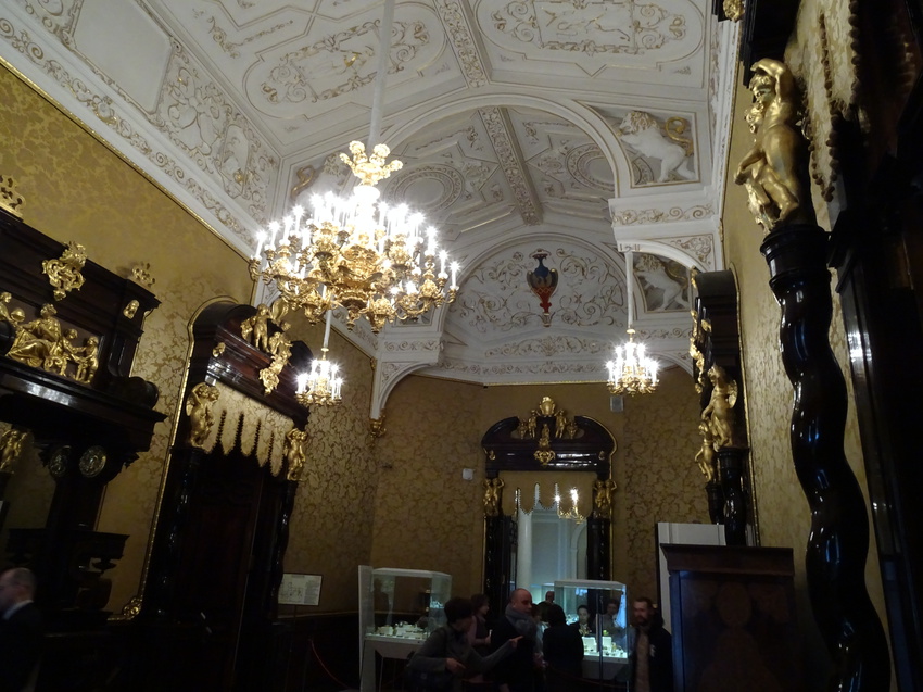Музей Фаберже. Золотая гостиная.