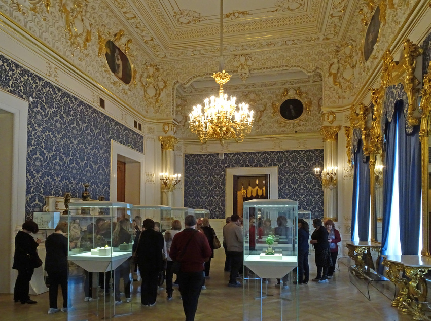 Музей Фаберже. Синяя гостиная.