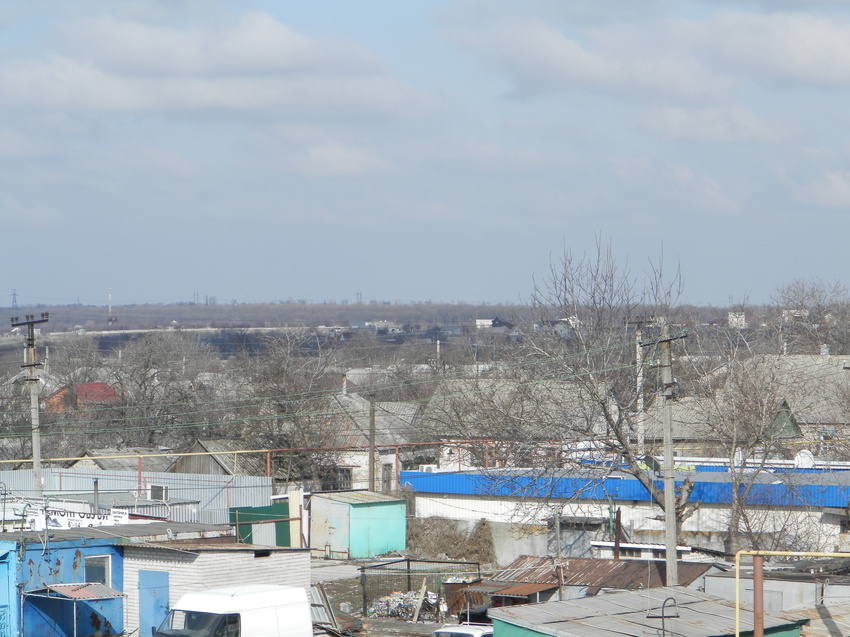 Илларионово.Вид с переходного моста.10.03.2016.