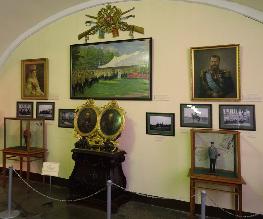 Музей артиллерии, инженерных войск и войск связи. Зал истории артиллерии с середины 19 века до 1917 года.