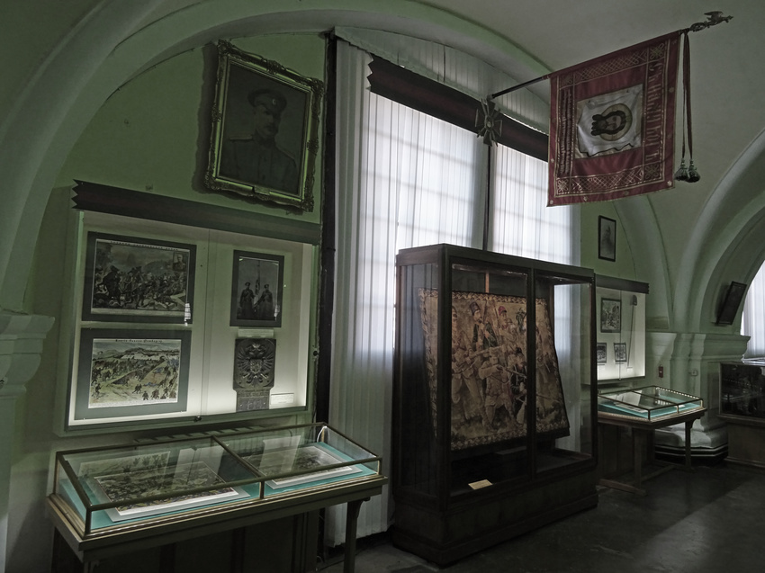 Музей артиллерии, инженерных войск и войск связи. Зал истории артиллерии с середины 19 века до 1917 года.