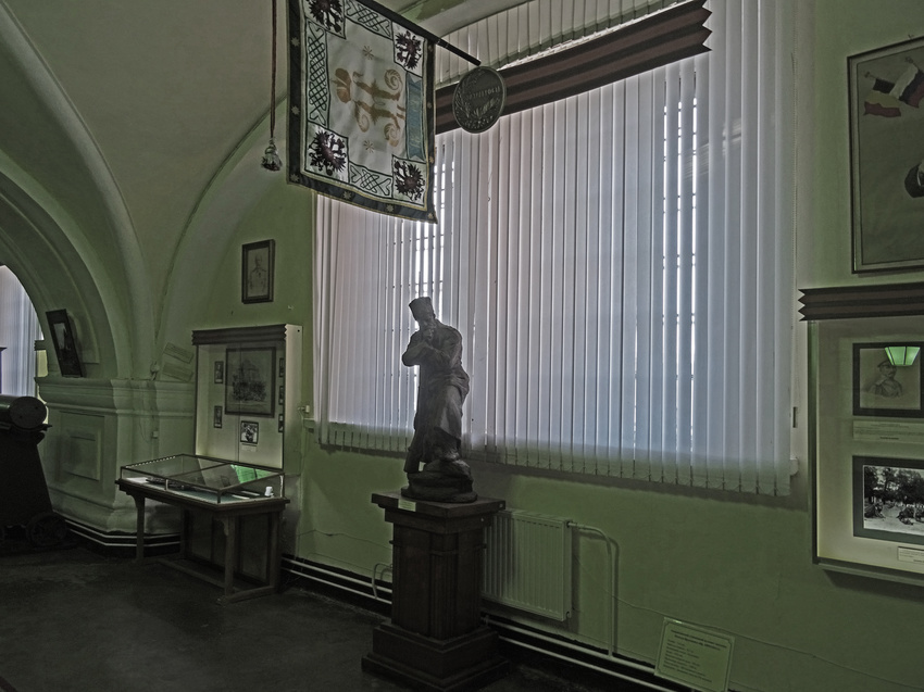 Музей артиллерии, инженерных войск и войск связи. Зал истории артиллерии с середины 19 века до 1917 года.