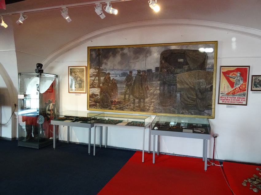 Музей артиллерии, инженерных войск и войск связи. Зал Великой Отечественной войны.
