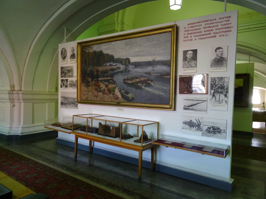 Музей артиллерии, инженерных войск и войск связи. Зал Инженерных войск.