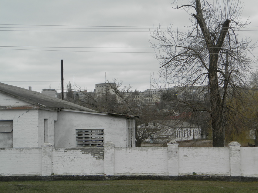 Верхнеднепровск.2 апреля 2016 года.вид на город от Парка им.Семёнова.