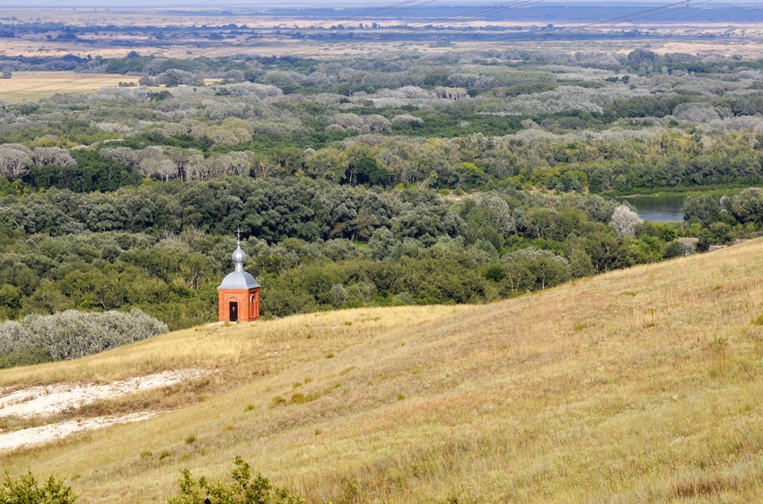 Место первоначального расположения монастыря.