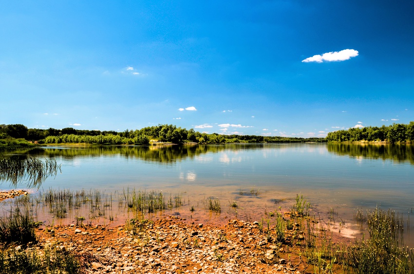 Старая переправа в ст. Кременская.