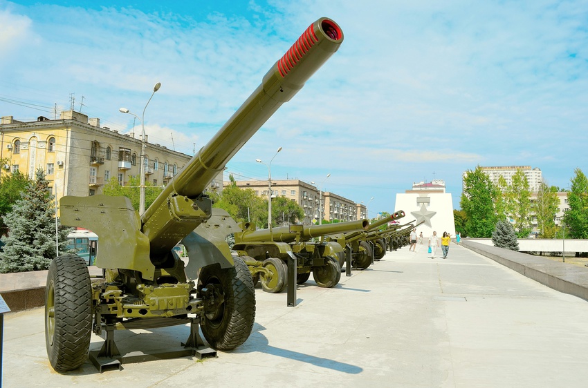 Выставка военной техники.