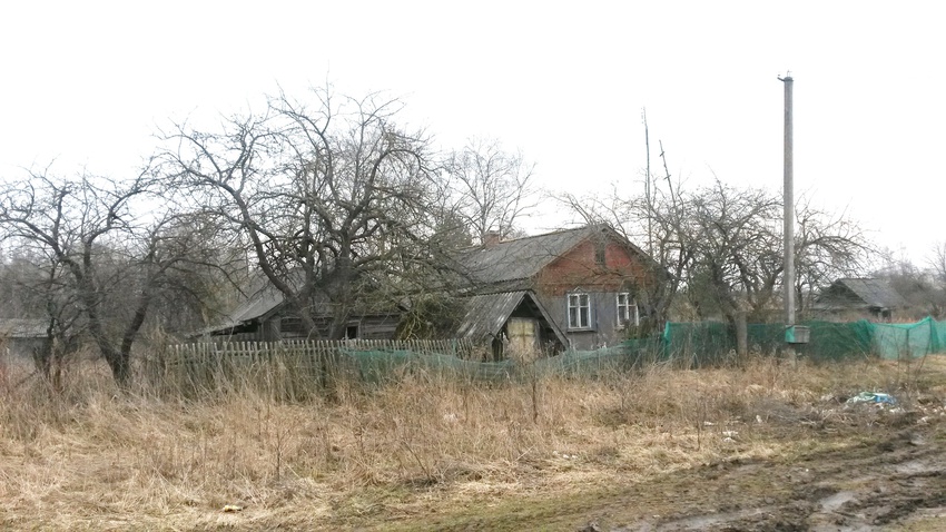 Один из домов деревни Пустосёлы