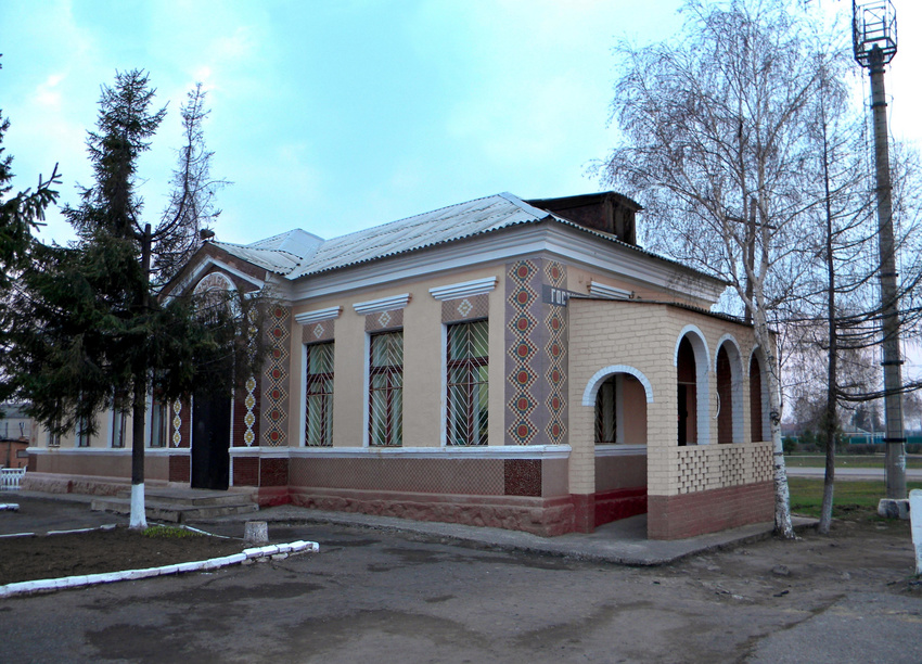 ЖД станция села Гостищево