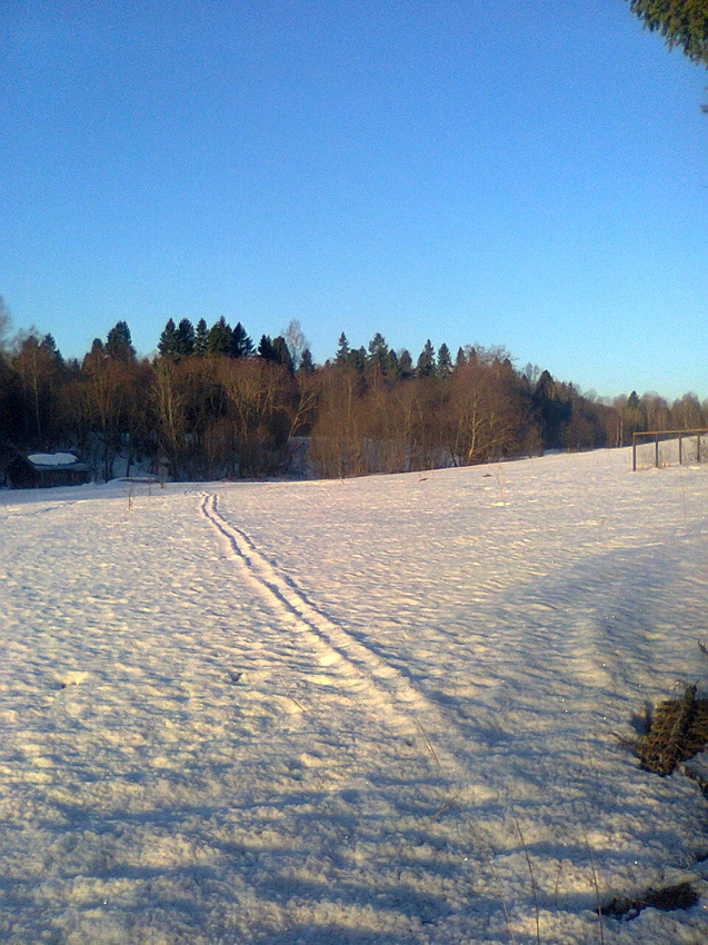 В баню на лыжах!