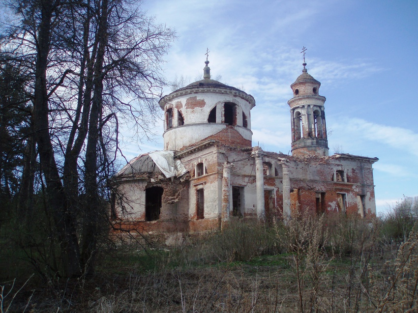 Церковь Знамения,  усадьба Теплое XVIIIв.