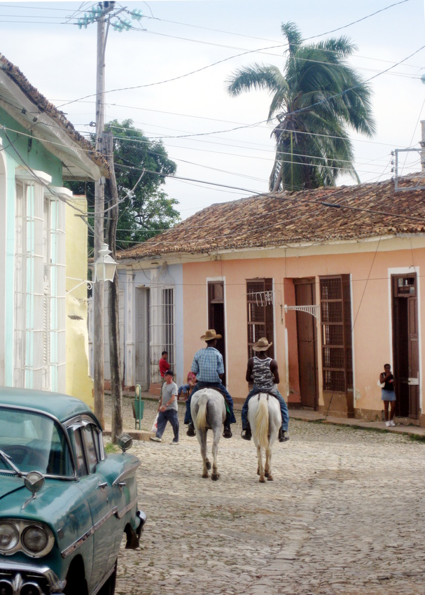 На улице Тринидада. Куба