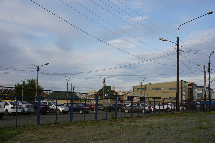 На проспекте Ленина.