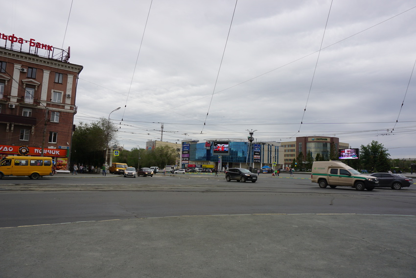 На проспекте Мира.