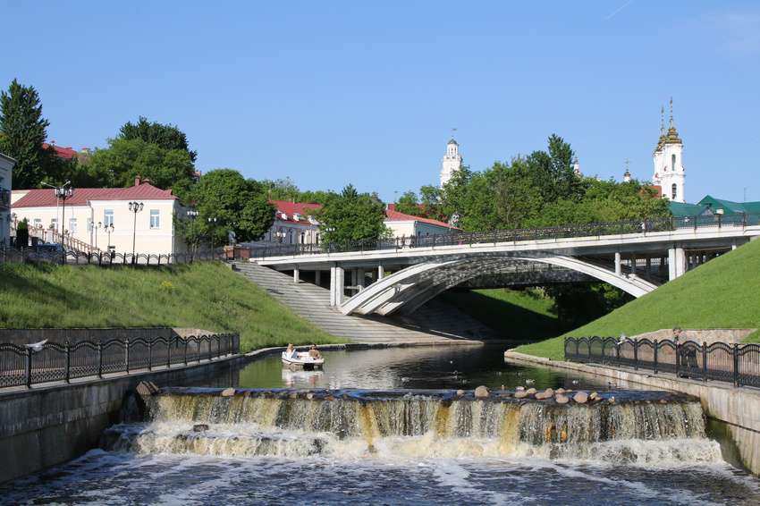 Пушкинский мост(р.Витьба)