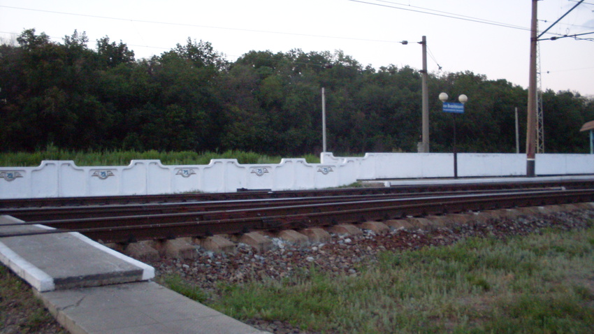 4 июня 2016 года. Станция Вишневецкое.Посадочная платформа.