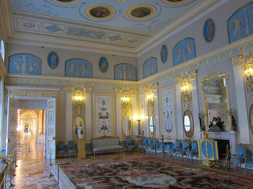 В Екатерининском дворце