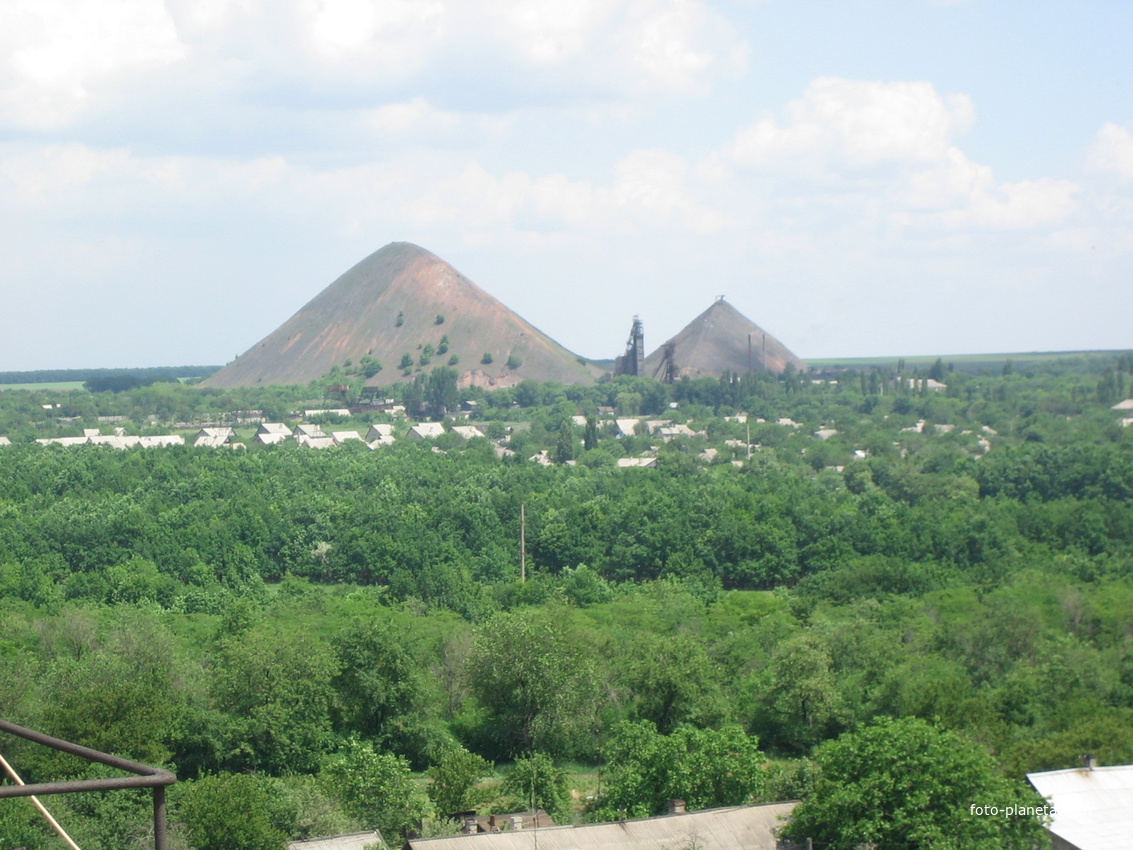 Город с высоты.