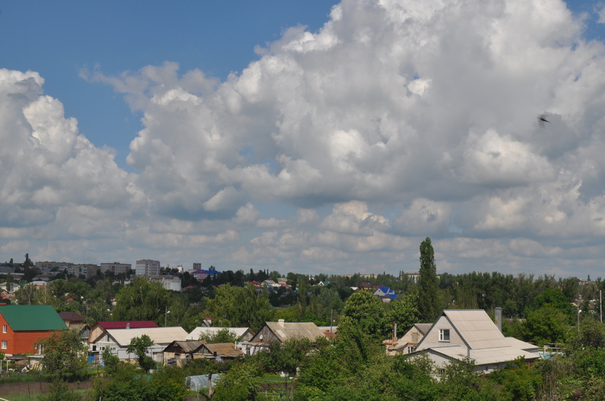 Вид из сл. Заливенская на центр города