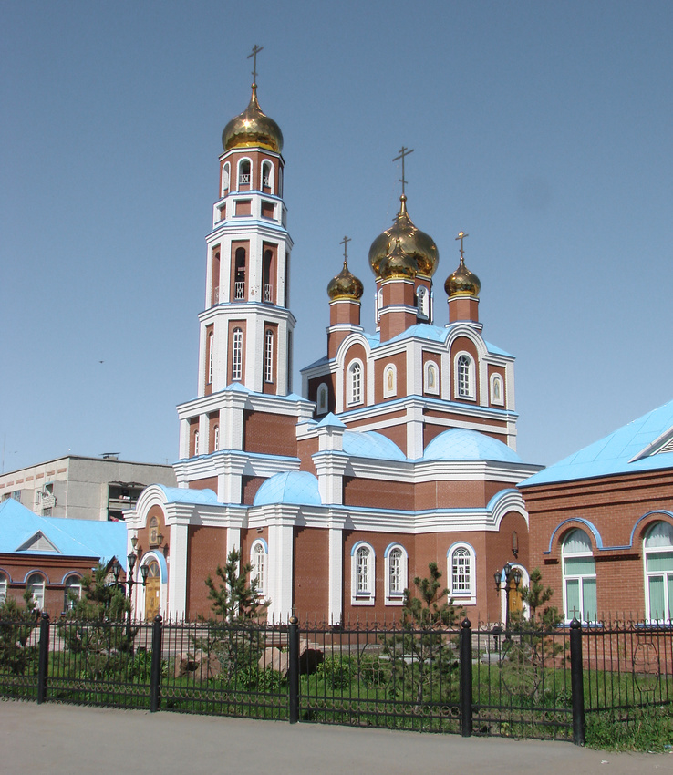 Казахстан. Петропавловск. Кафедральный собор Вознесения Господня. 16 июня 2008 года