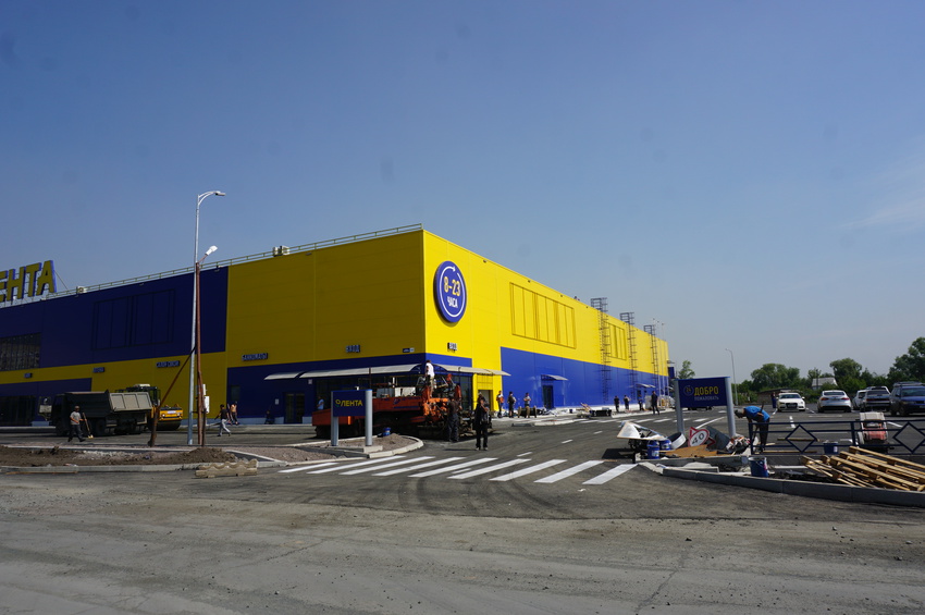 На проспекте Ленина.