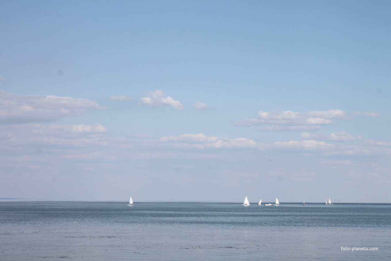 Таганрог. Вид на море с Пушкинской набережной.