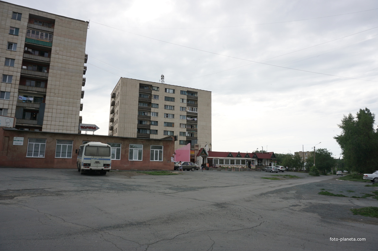 На улице Горького.