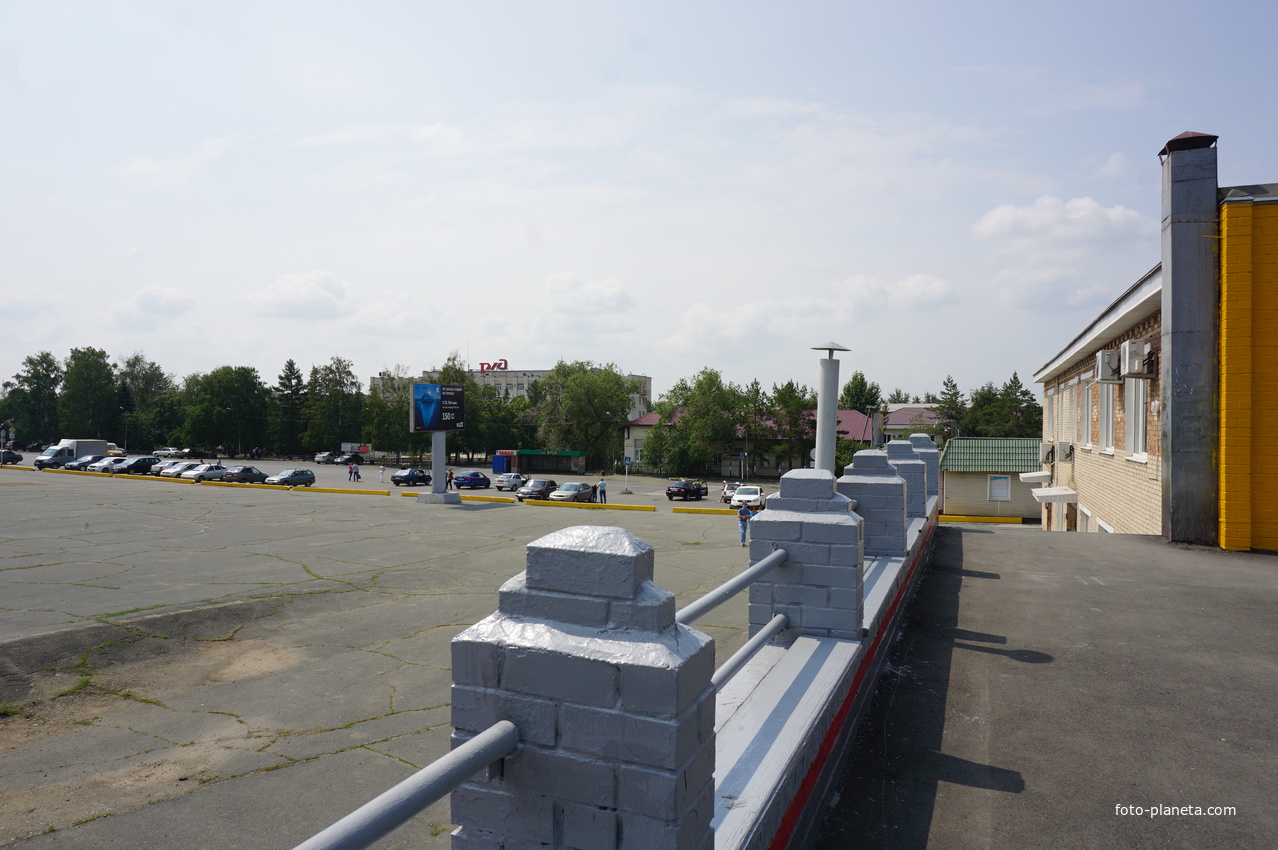 Район ж\д вокзала.