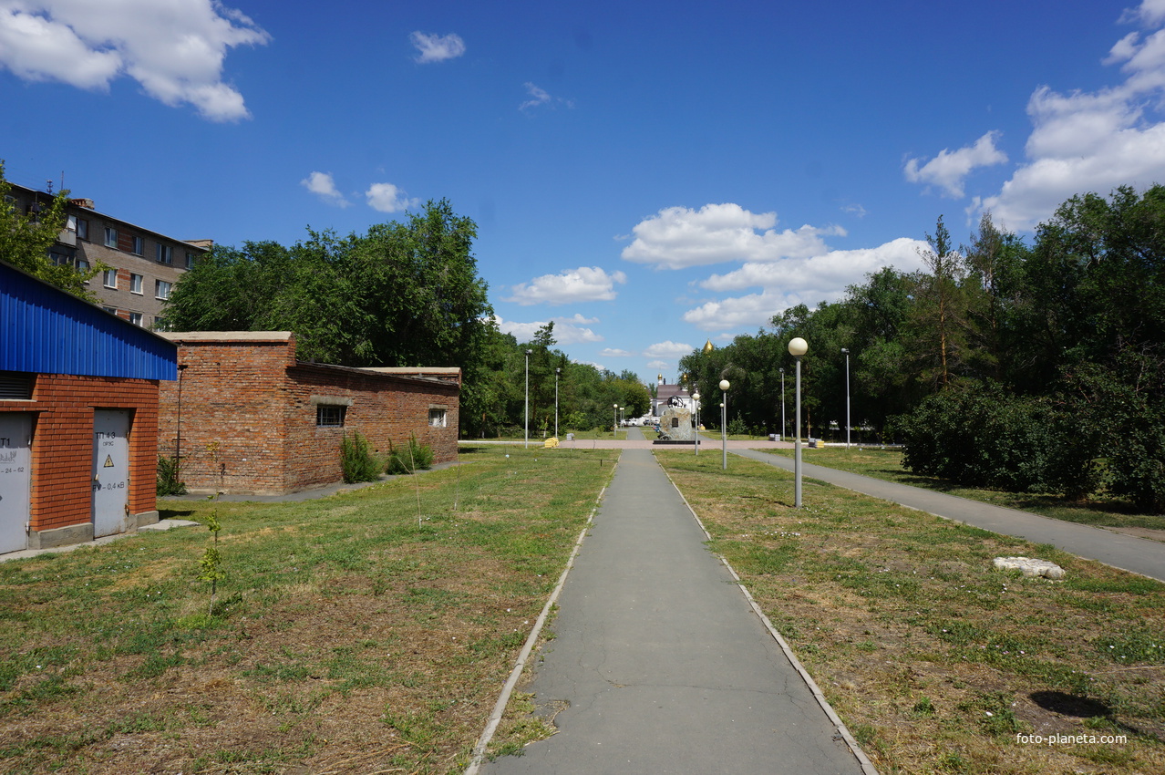 Сквер в честь ликвидаторов.