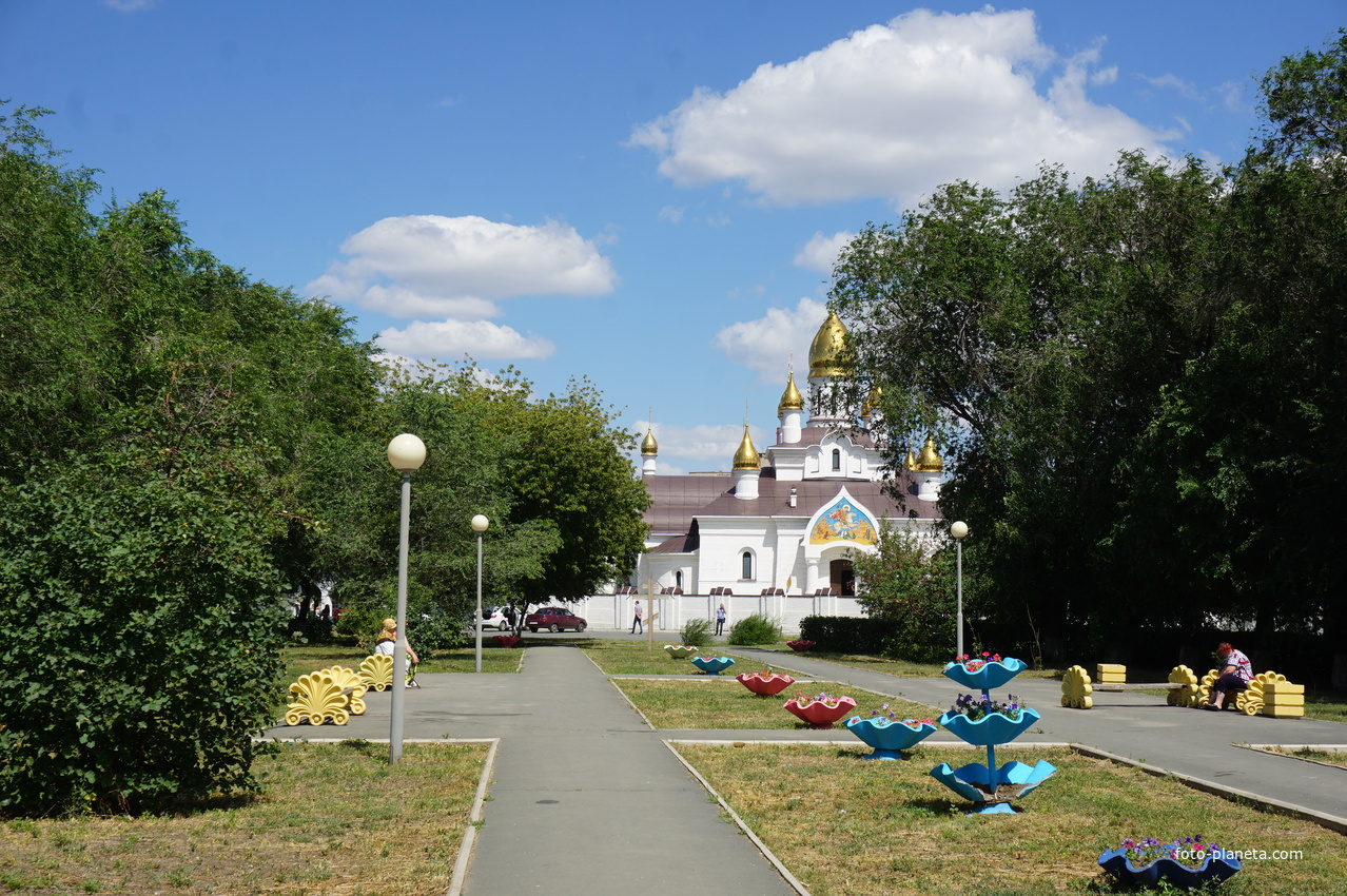 Сквер на улице Васнецова.