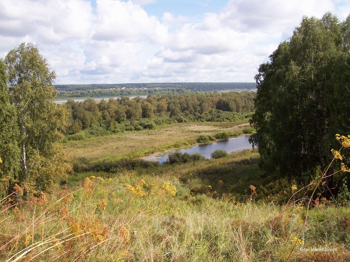 Кемерово. Река Томь и озеро Пугачи.