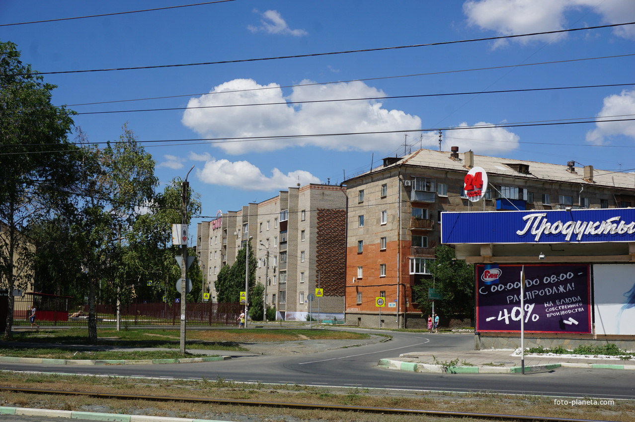 на улице Краматорской.