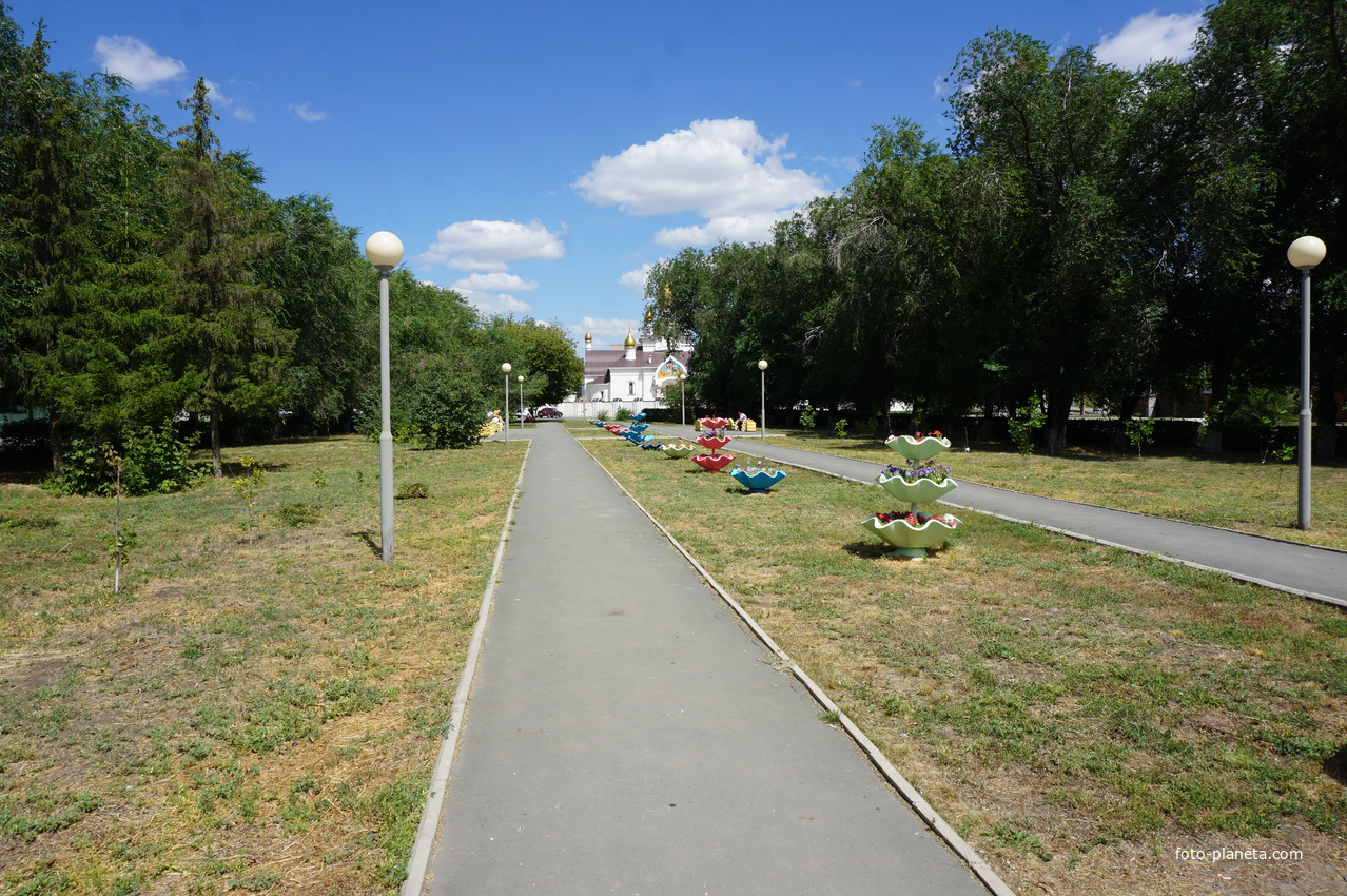 Сквер на улице Васнецова.