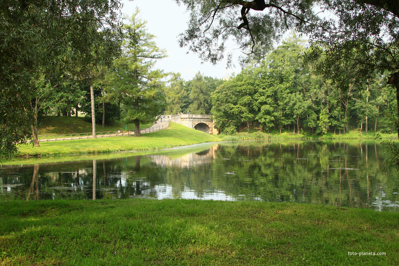 Дворцовый парк. Белое озеро.